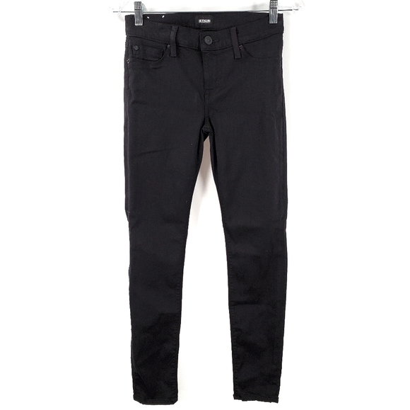 Hudson Krista Super Skinny Ankle Denim Jeans Black - Picture 4 of 11